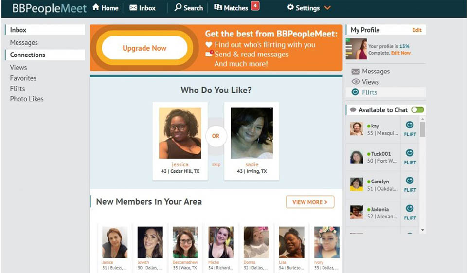 BBPeopleMeet Features