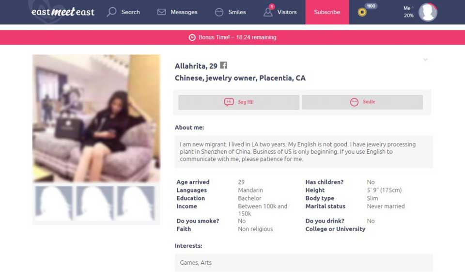 EastMeetEast Review – Møt din asiatiske partner