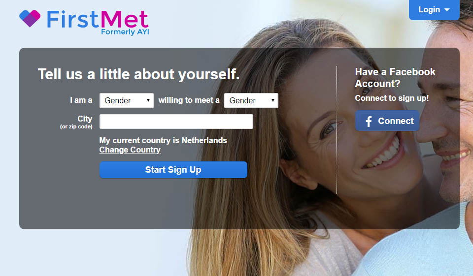 Zaregistrujte se na FirstMet