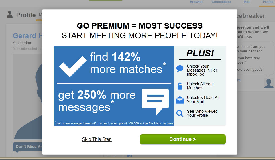 Placené předplatné FirstMet