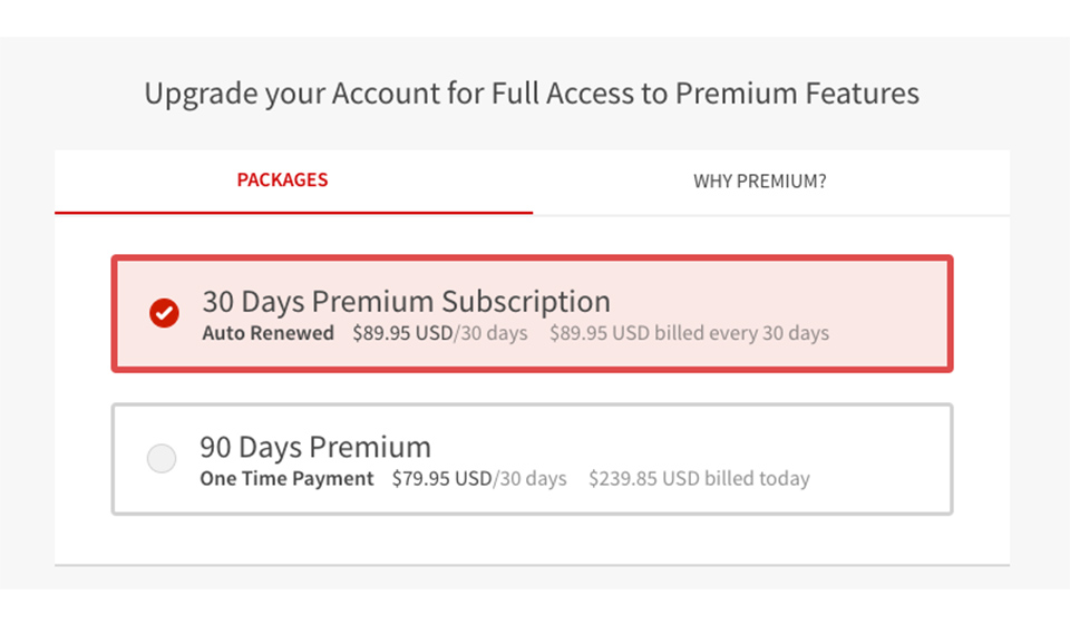 Seeking Arrangement Price