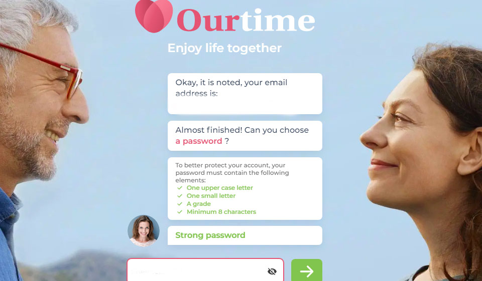 SeniorPeopleMeet Sign-Up e