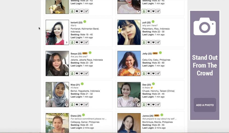 Hva gjør AsianDating-nettstedet brukervennlig?