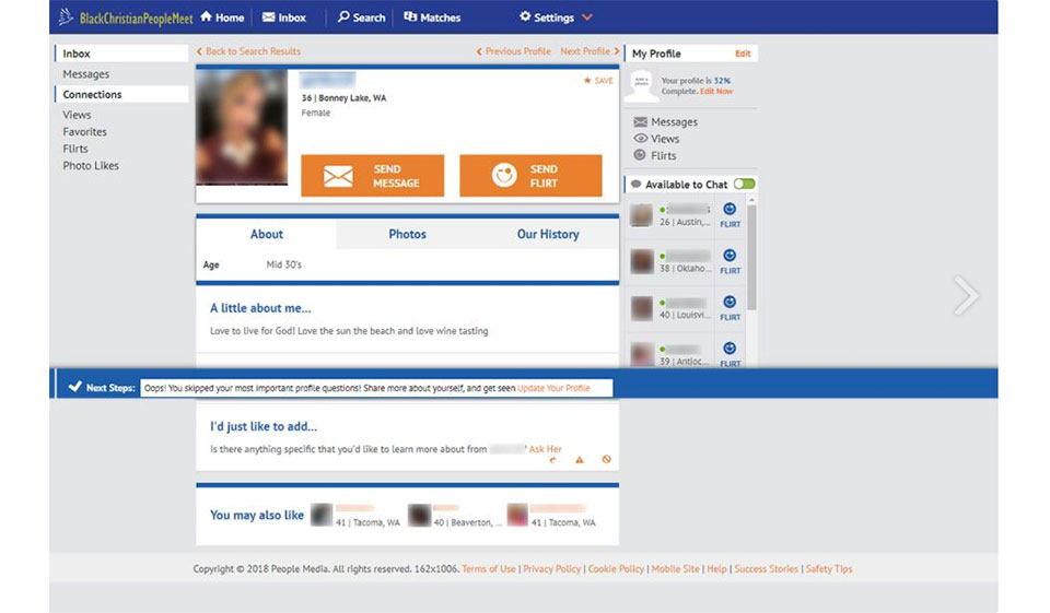 Er BlackChistianPeopleMeet brukervennlig eller ikke?