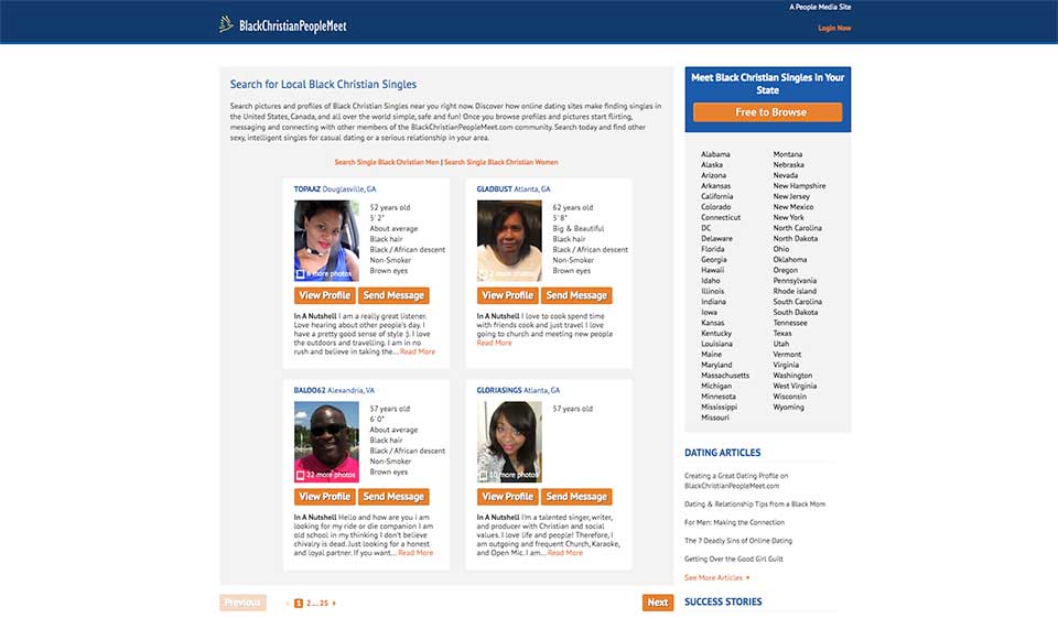 Finnes det alternativer til BlackChistianPeopleMeet?