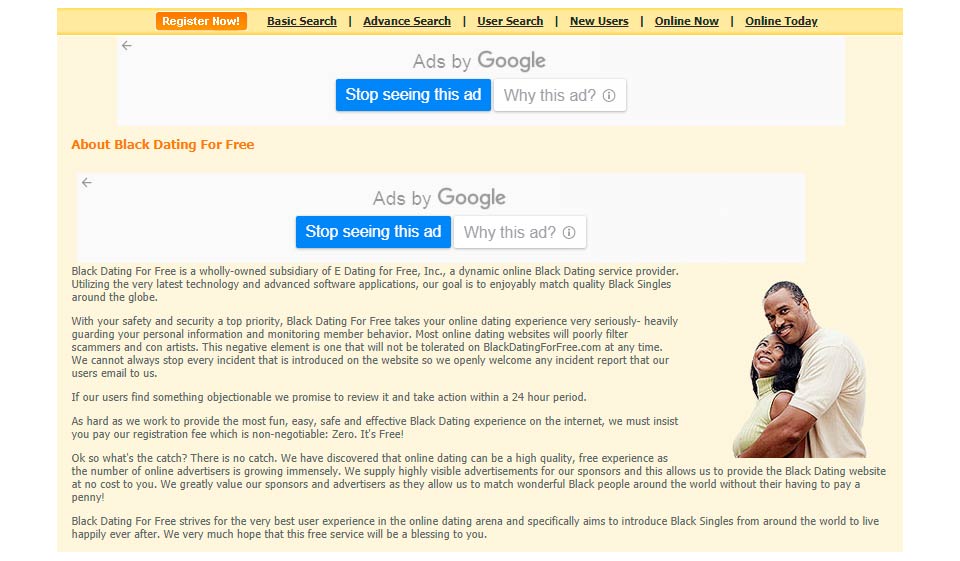 Recenzie BlackDatingForFree - Legită sau înșelătorie?