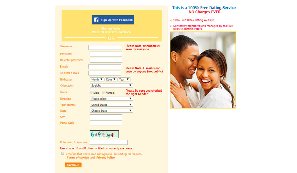 Recenzie BlackDatingForFree - Legită sau înșelătorie?