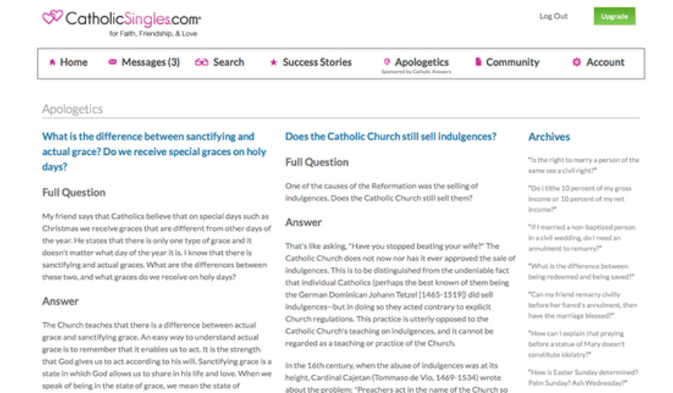 CatholicSingles Review 2020 – Is dit een legitieme of oplichtingssite?