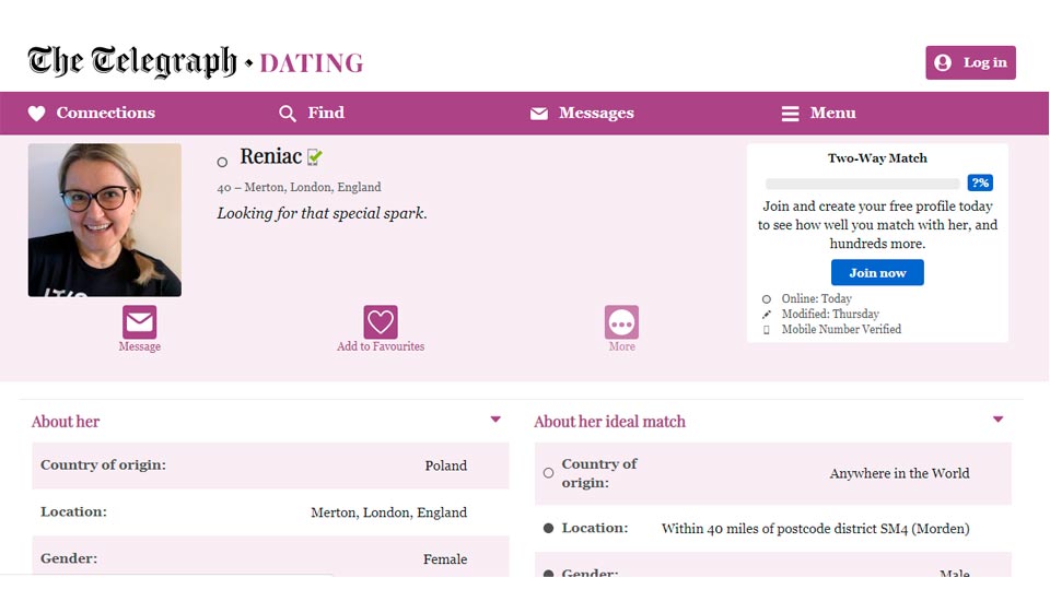 Telegraph Dating Review - Legit eller svindel?