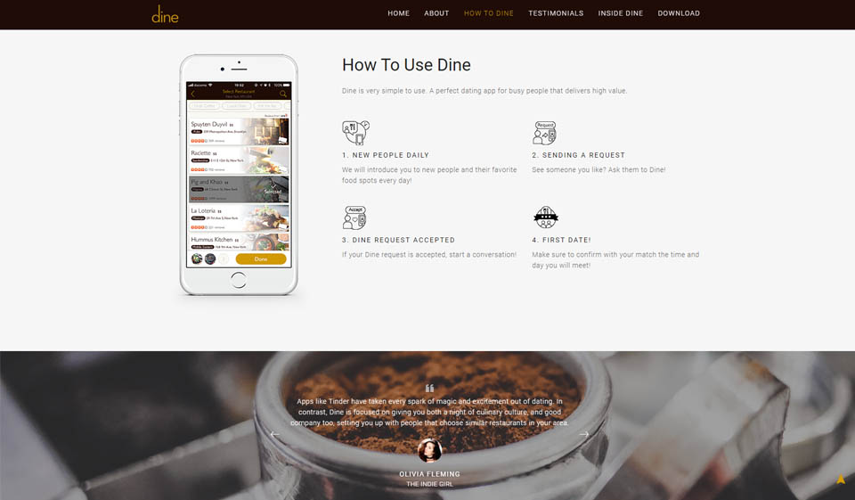 Anmeldelse av Dine Dating-appen – legitim eller svindel?