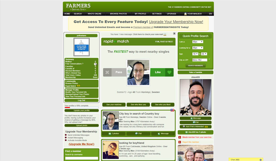 An bhfuil Láithreán Feirmeoirí atá ag dul in oiriúint don úsáideoir agus cairdiúil?