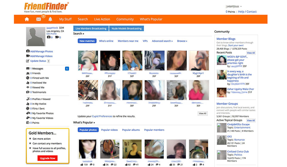 Recenzja FriendFinder — legalna czy oszustwo