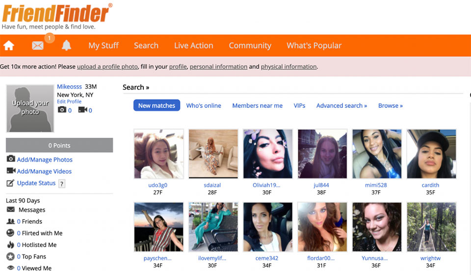 Recenzja FriendFinder — legalna czy oszustwo