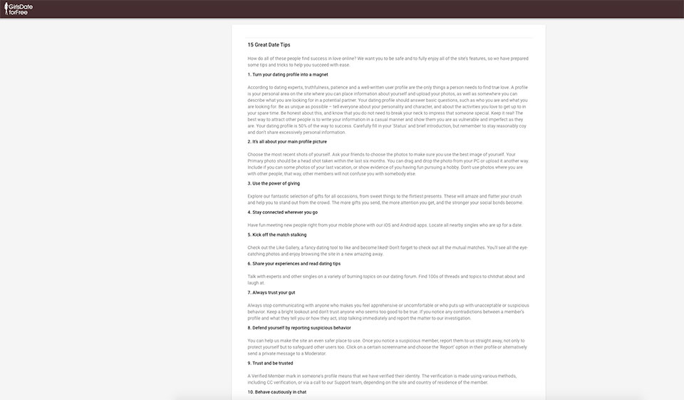 GirlsDateForFree: Podrobný přehled všech zvláštností seznamovací platformy