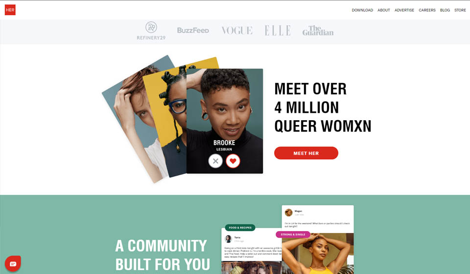 HER Seznamka App Review - útočiště, kde ženy Bond s ženami