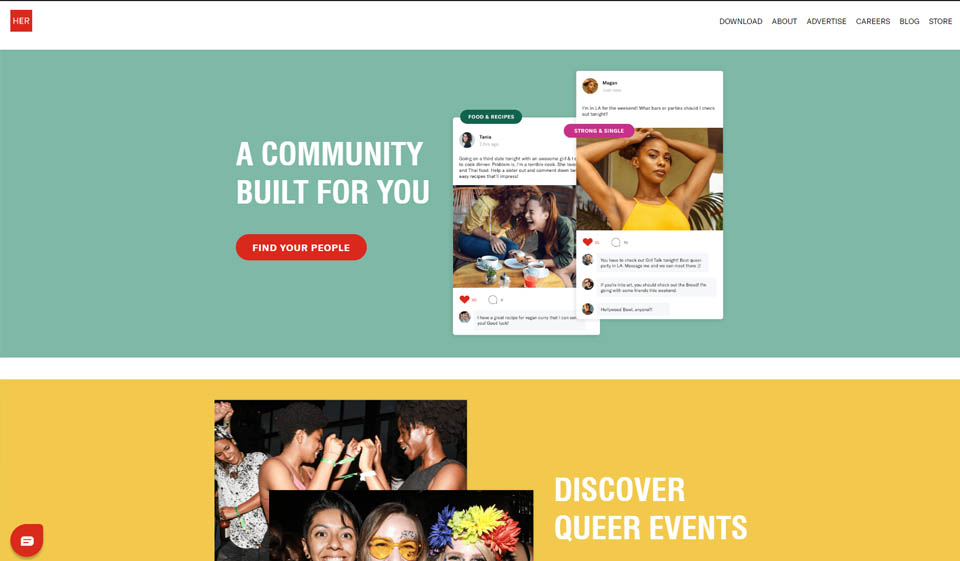 HER Seznamka App Review - útočiště, kde ženy Bond s ženami