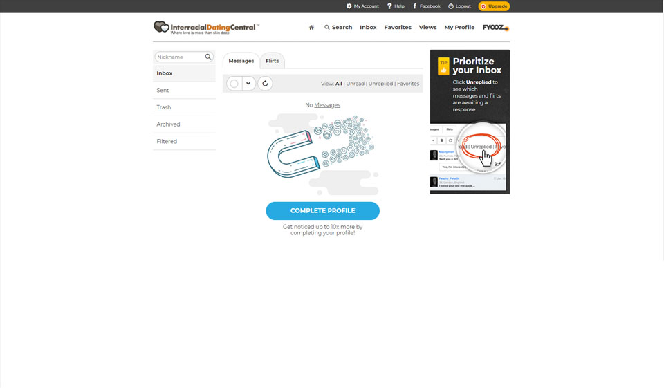 Anularea abonamentului central de întâlniri interrasale și ștergerea contului