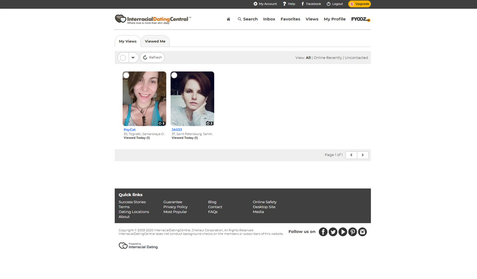 Concluzia revizuirii centrale de întâlniri interrasale