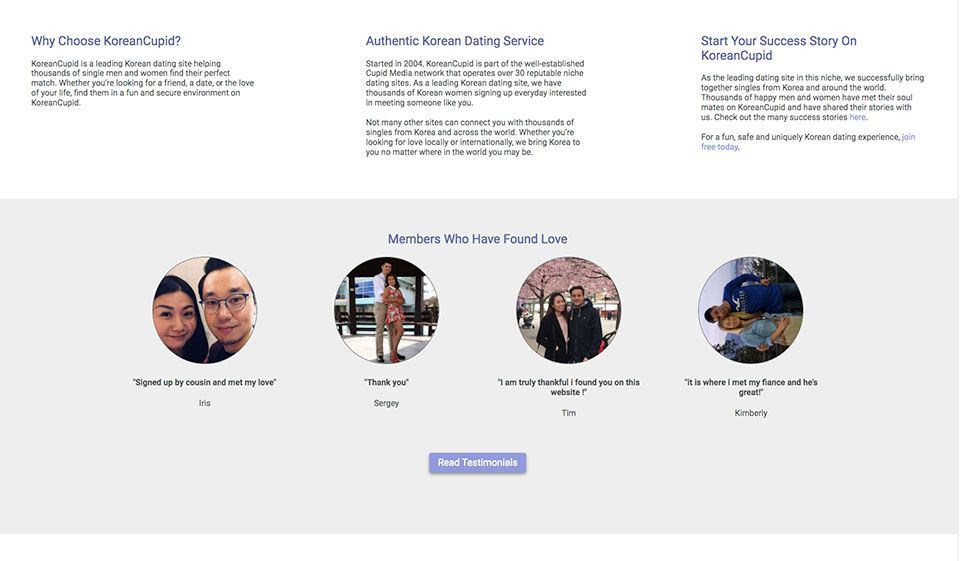 Jakie kluczowe funkcje oferuje KoreanCupid klientom?