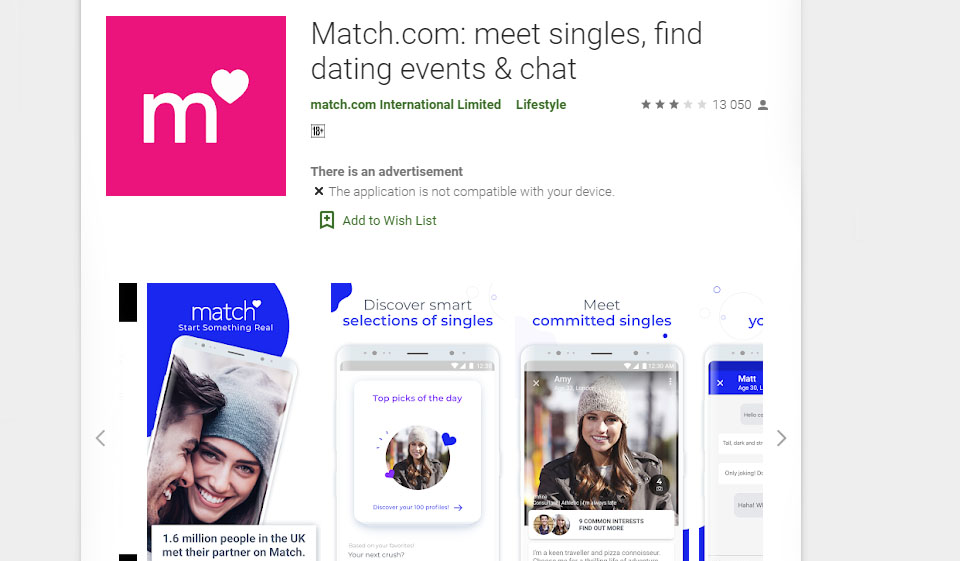 Match.com Dating App