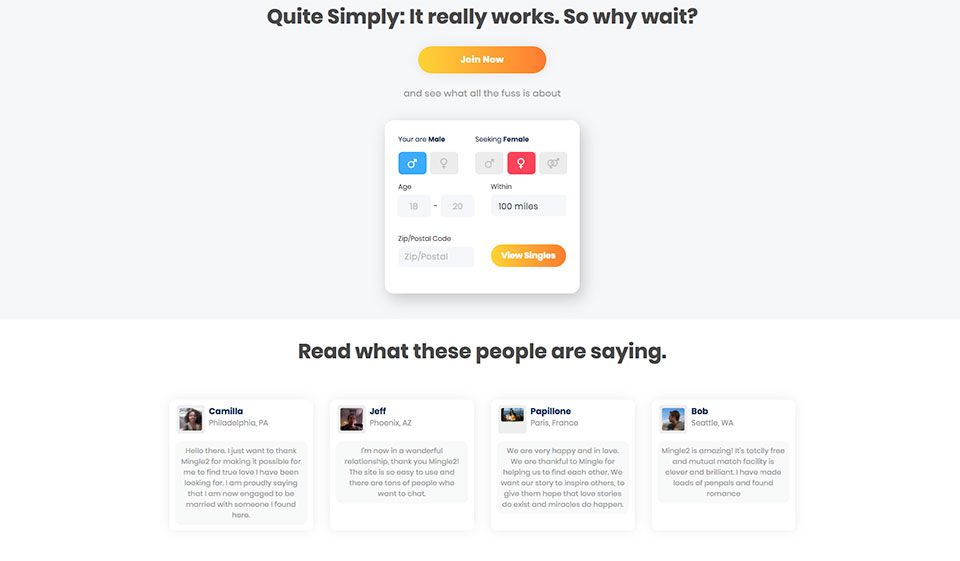 Is the Mingle2Mobile Application Worthy?