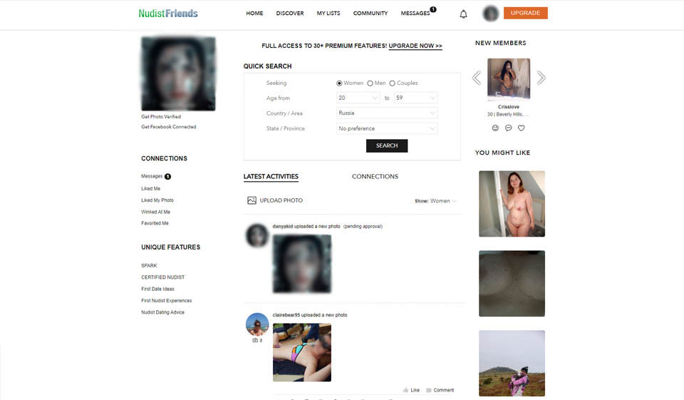 NudistFriends Review – Is the Platform Reliable?