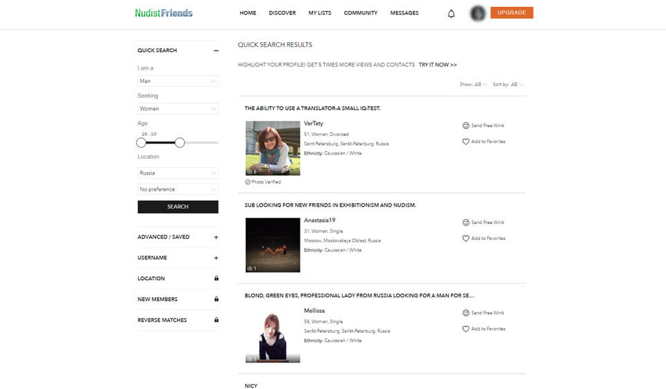 NudistFriends Review – Is the Platform Reliable?