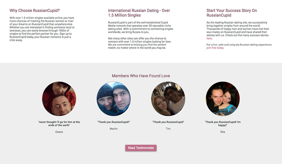 Gratis account van RussianCupid: heeft het enig nut?