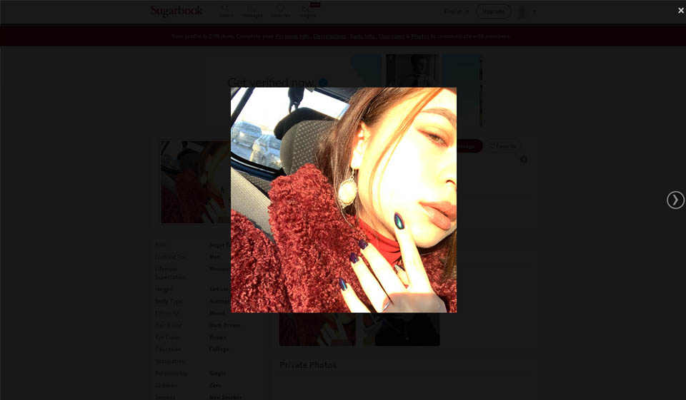 Sugarbook Website: Ease Of Use and Design