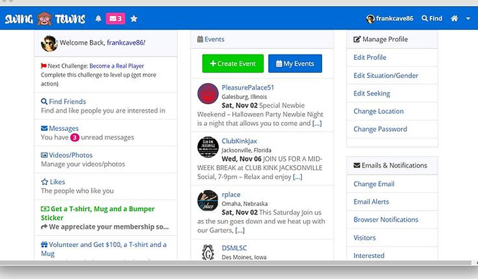 SwingTowns Review – Find Your Polyamour Love on The Dating Website