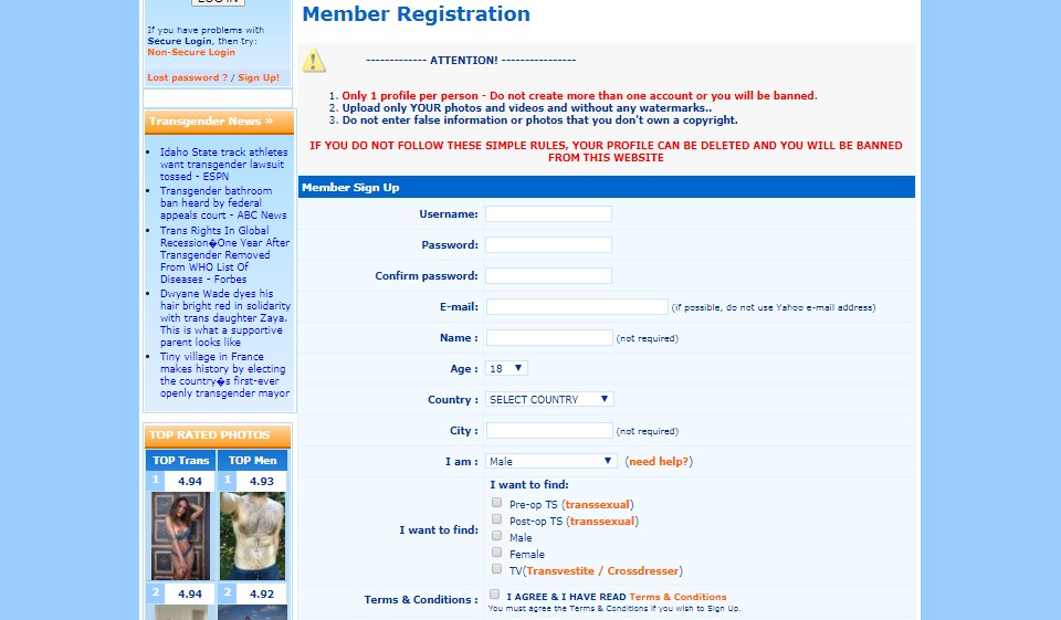TS-Dating anmeldelse – Er dette et verdig nettsted?