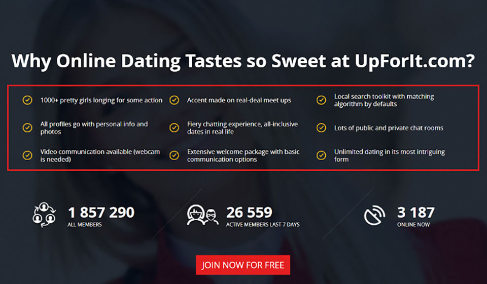 Recenzja UpForIt – idealna strona internetowa dla zabawy bez sznurków