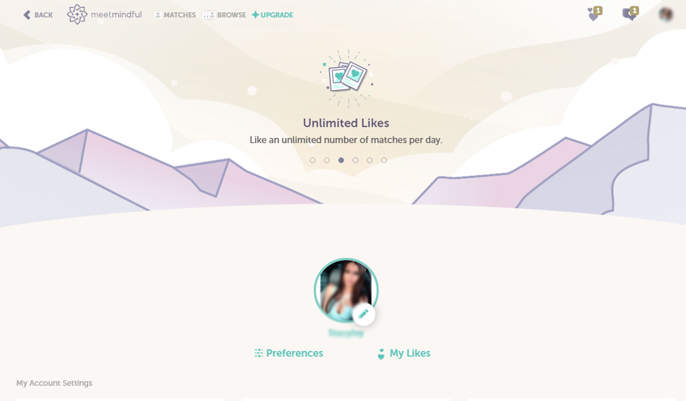 Uživatelská přívětivost MeetMindful