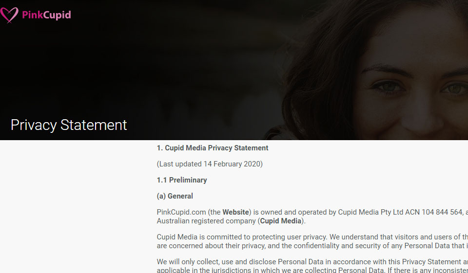 Pink Cupid mobilapplikasjon