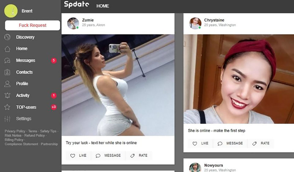 Príomhghnéithe SPDate