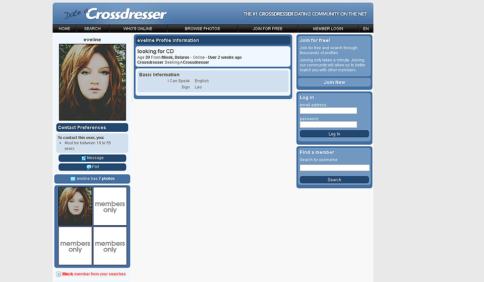 CrossDresser himmelens priser