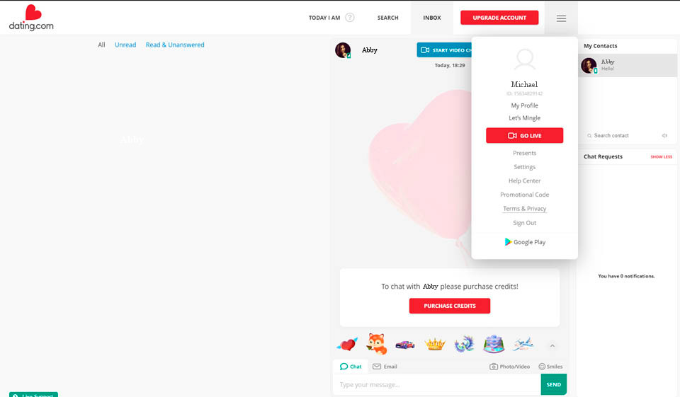 Dating.com Sikkerhet og sikkerhet