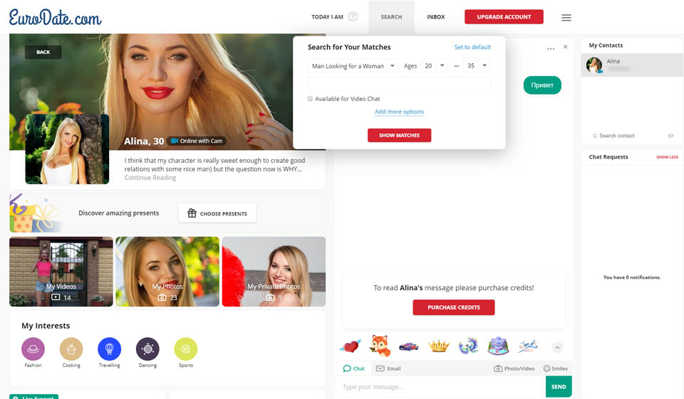 Aplicația mobilă Eurodate