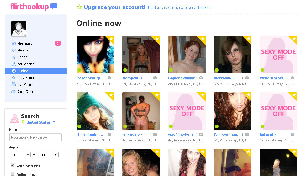 FlirtHookUp Mobile Application