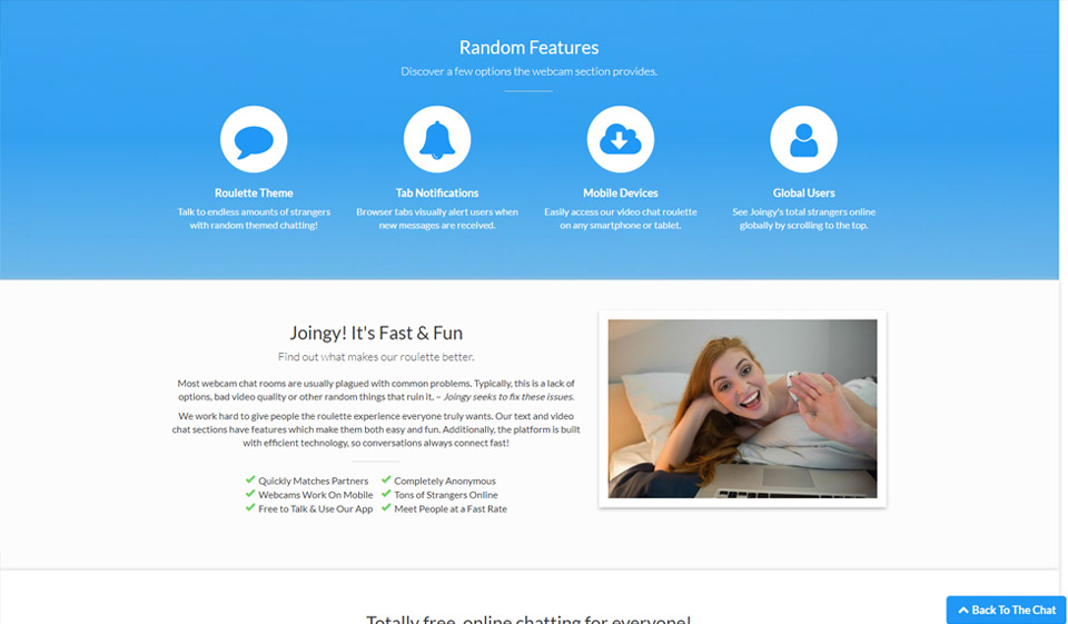 Meaitseáil Agus Comhrá Ar Joingy