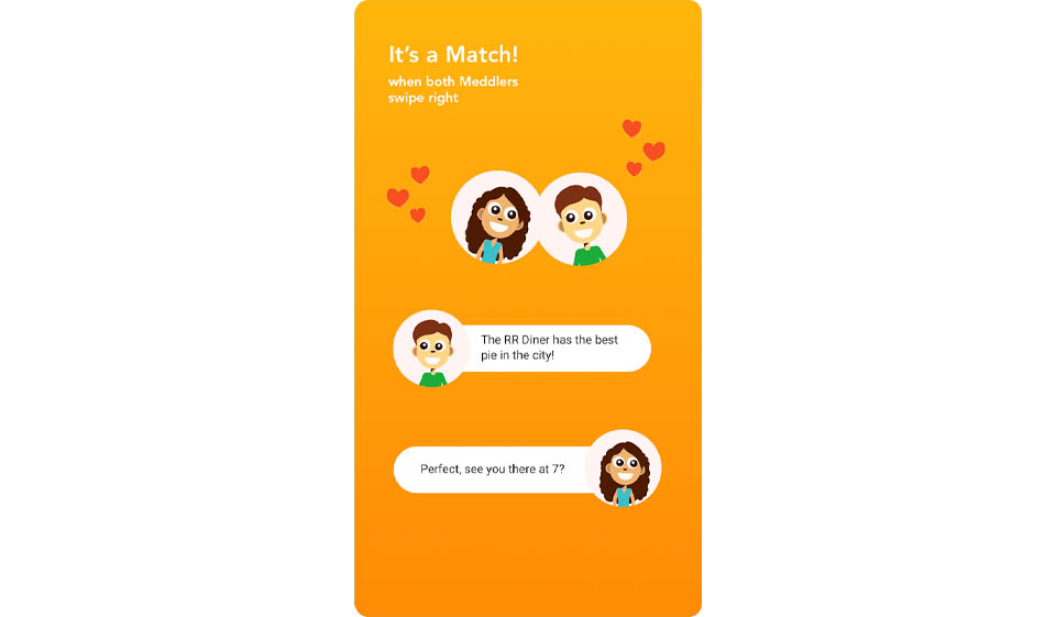 Søkefunksjonen hos Meddle