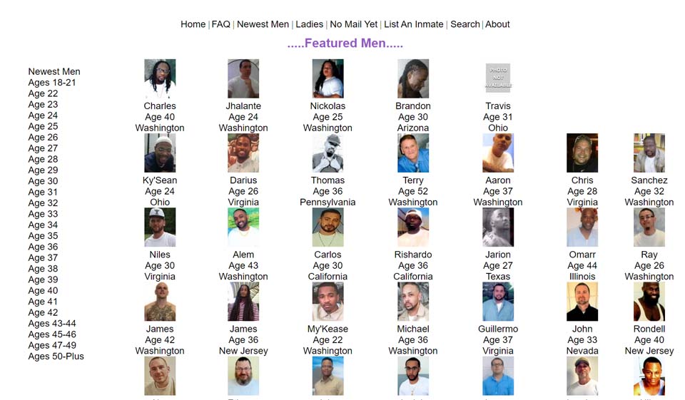 Er det noen Meet-An-Inmate-mobilapp tilgjengelig?