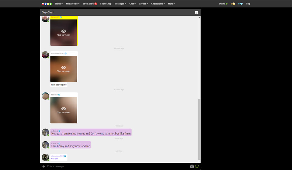 Chatting og matching på MocoSpace