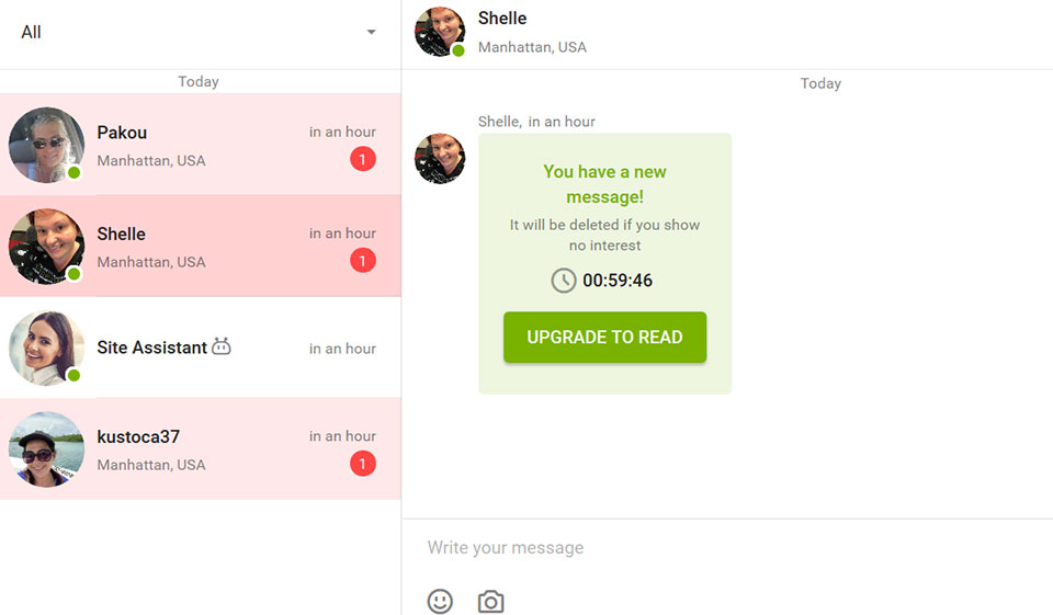QuickFlirt mobilapplikasjon
