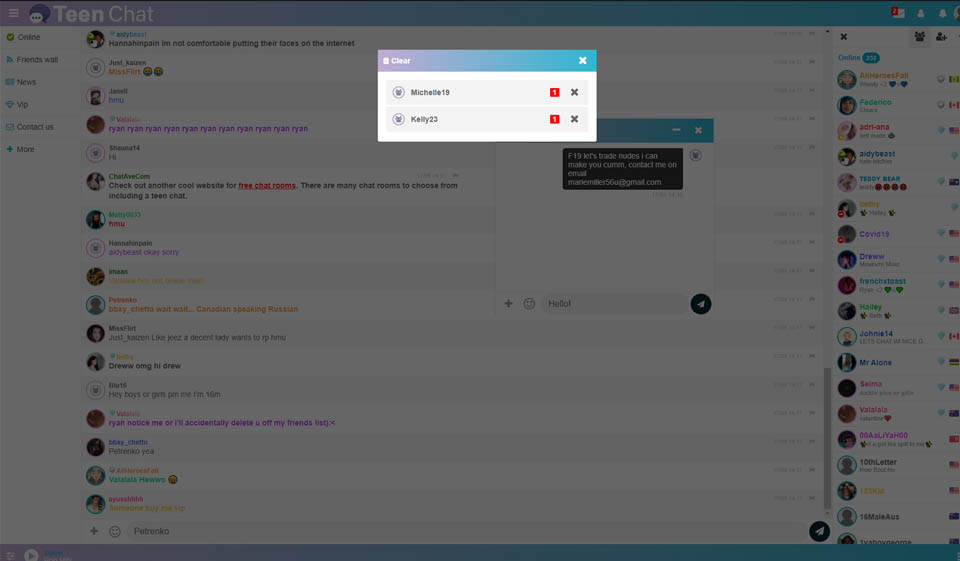 Veiligheid en beveiliging van TeenChat-platform