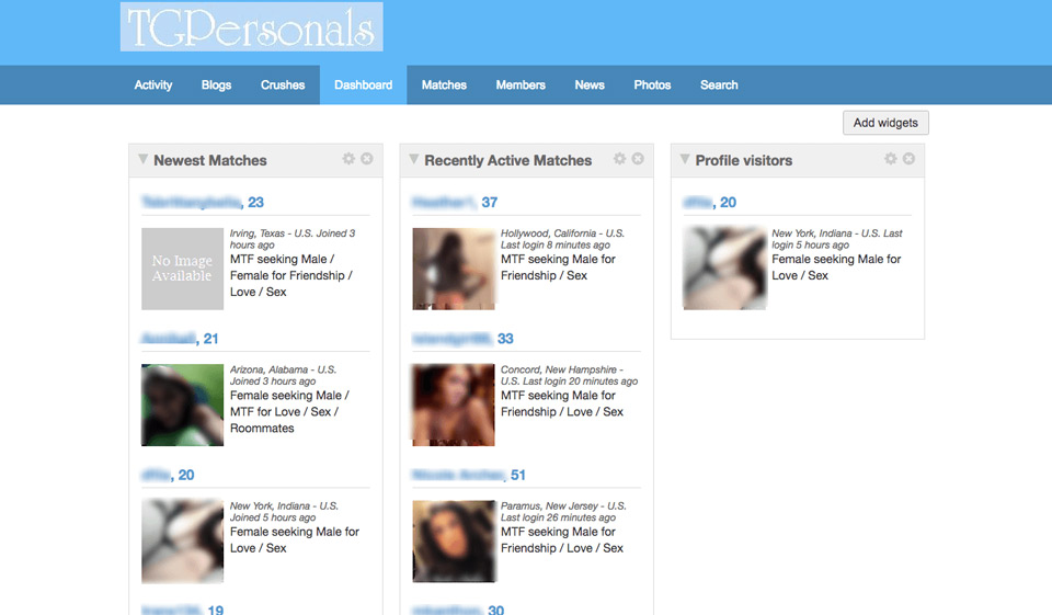 Hvordan ser TGPersonals-mobilappen ut?