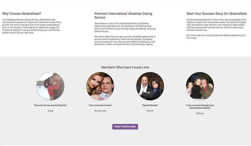 Ukraine Date Brukervennlighet