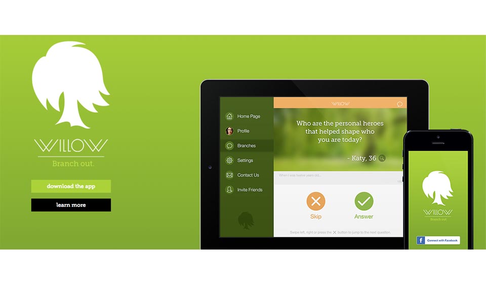 Willow mobilapplikasjon