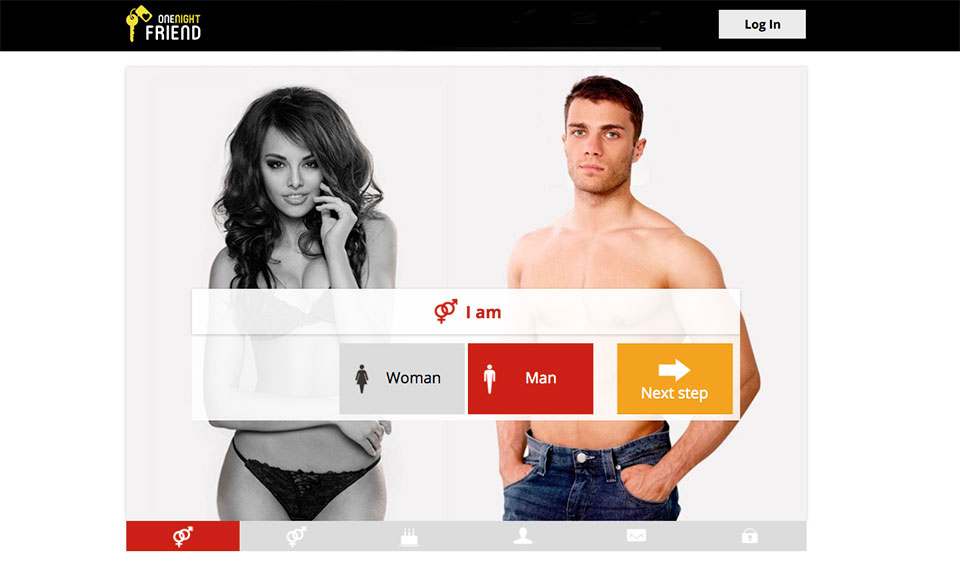 OneNightFriend essensielle funksjoner