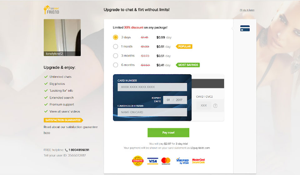 OneNightFriend Basic-medlemskap